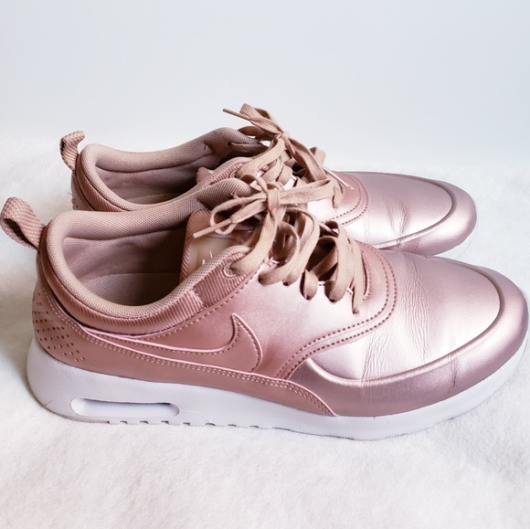 Nike Shoes - Nike air max thea rose gold sneakers womens sz 9.5
